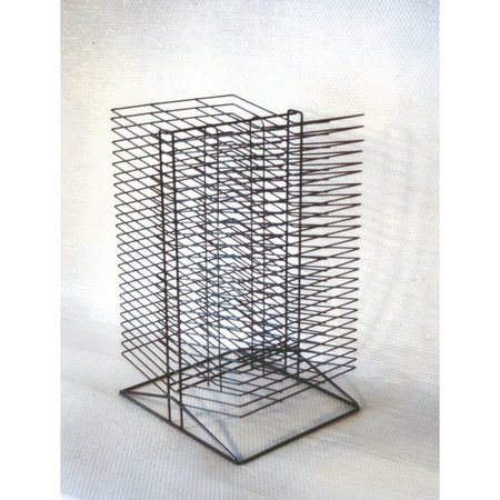 Sax All-Steel Double Sided Wire Drying Rack, 50 Shelves, 17 x 20 x 30 Inches, Black KCSG-0033